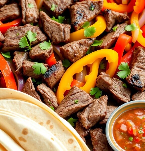 Savory Oven-Baked Steak Fajitas