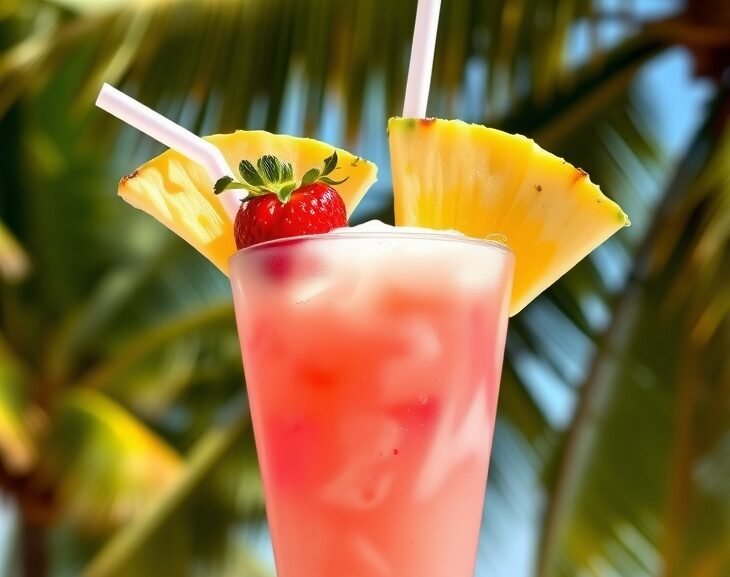 Tropical Strawberry Piña Colada