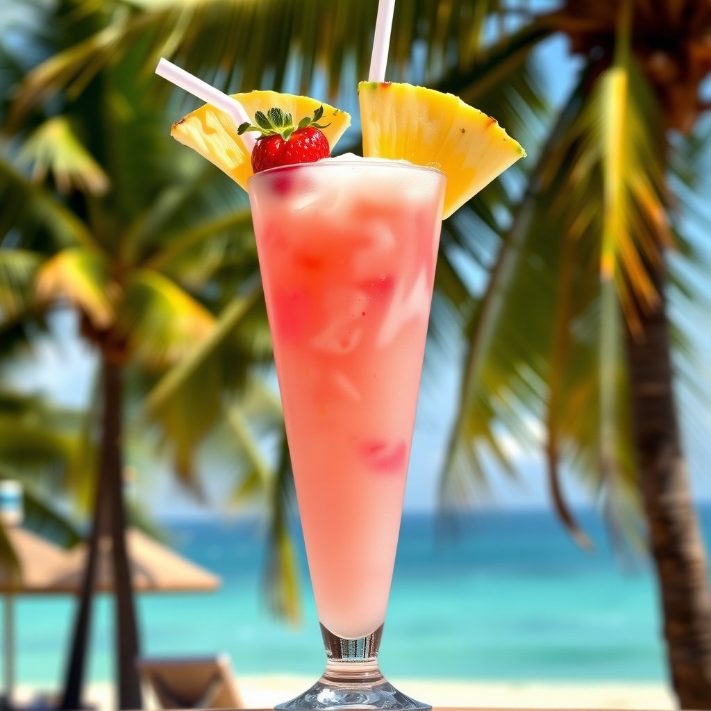 Tropical Strawberry Piña Colada Recipe Tropical Strawberry Piña Colada