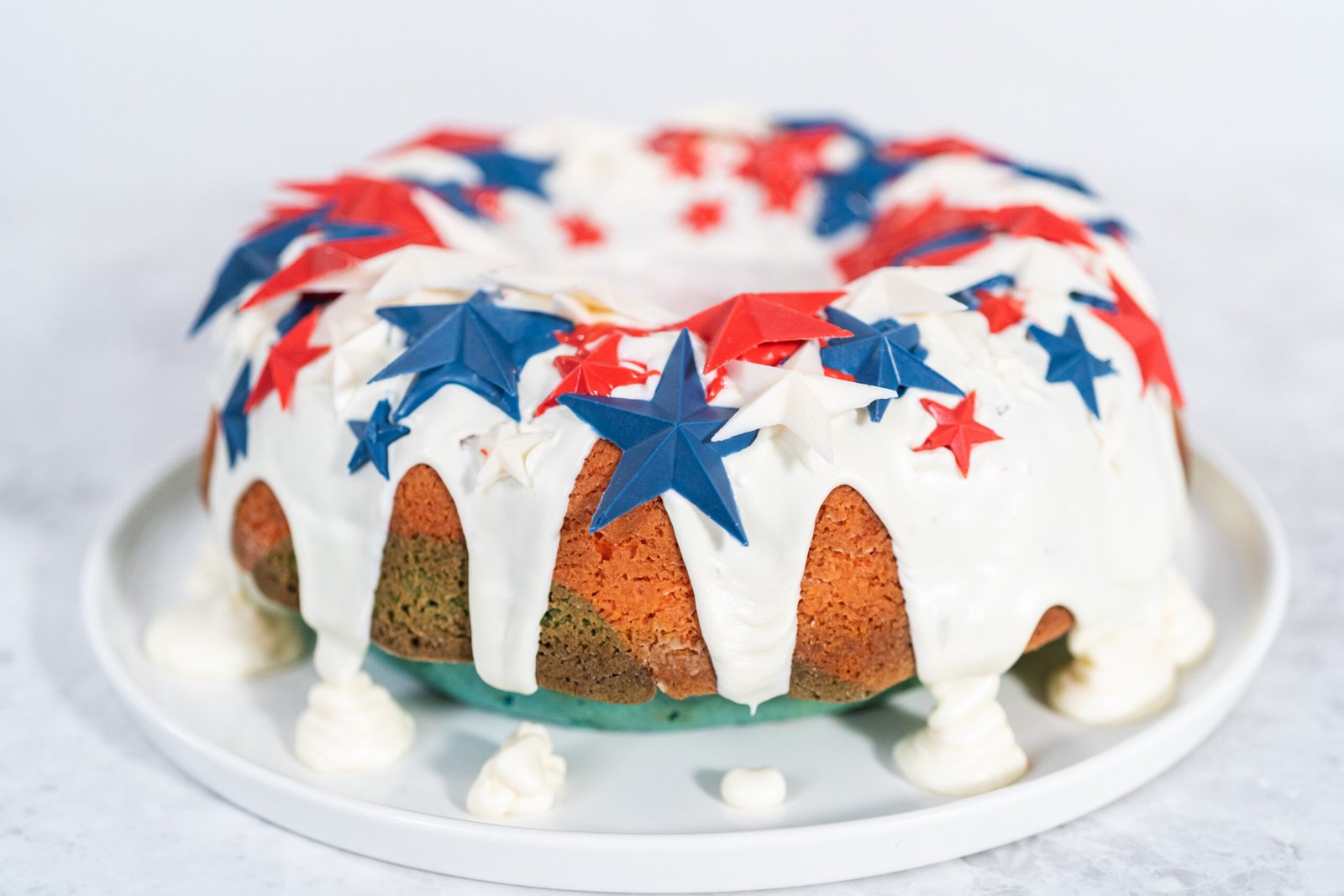 July 4th bundt cake