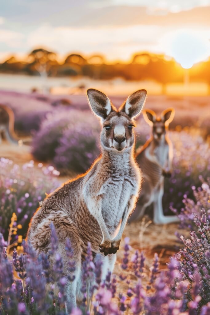 kangaroos-sunset-dreamy-style