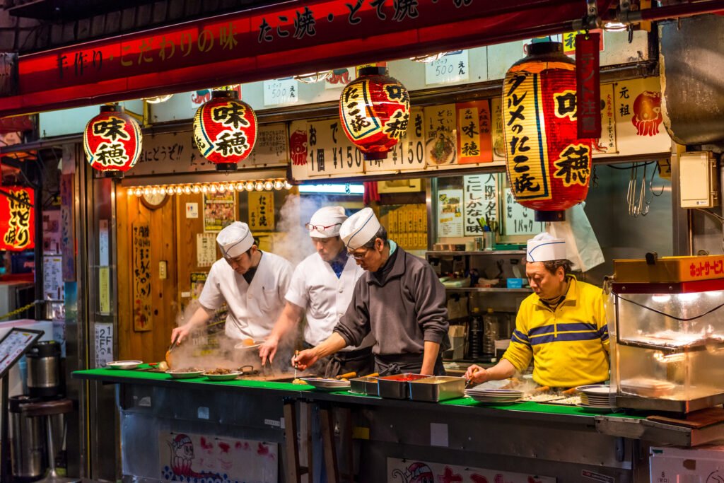 Osaka street food