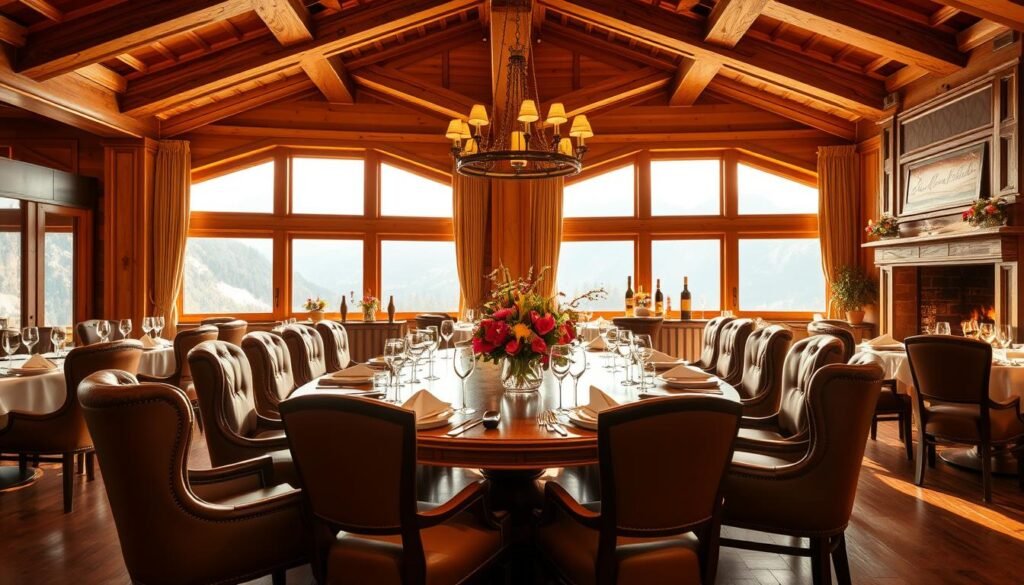 luxury dining Switzerland