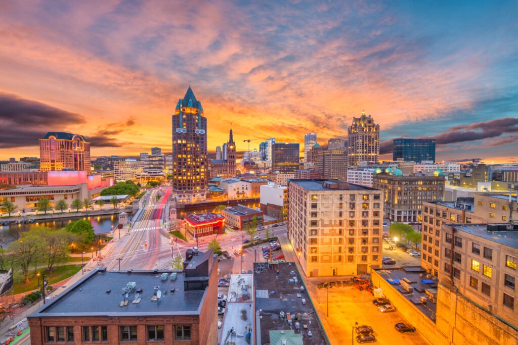 Milwaukee, Wisconsin, Skyline,