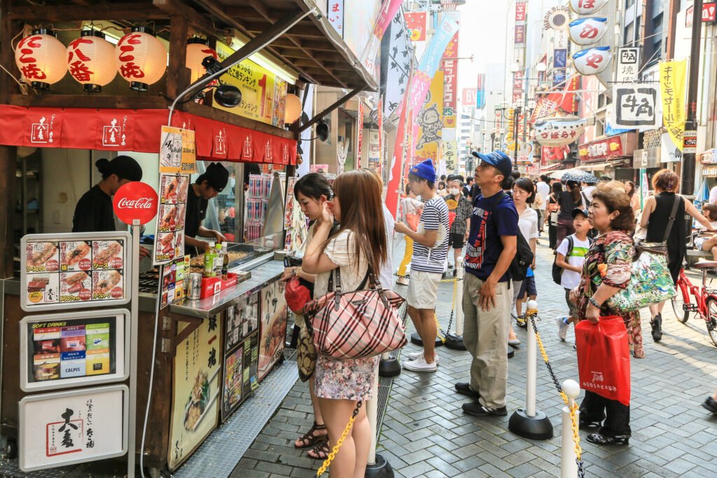 Osaka food markets