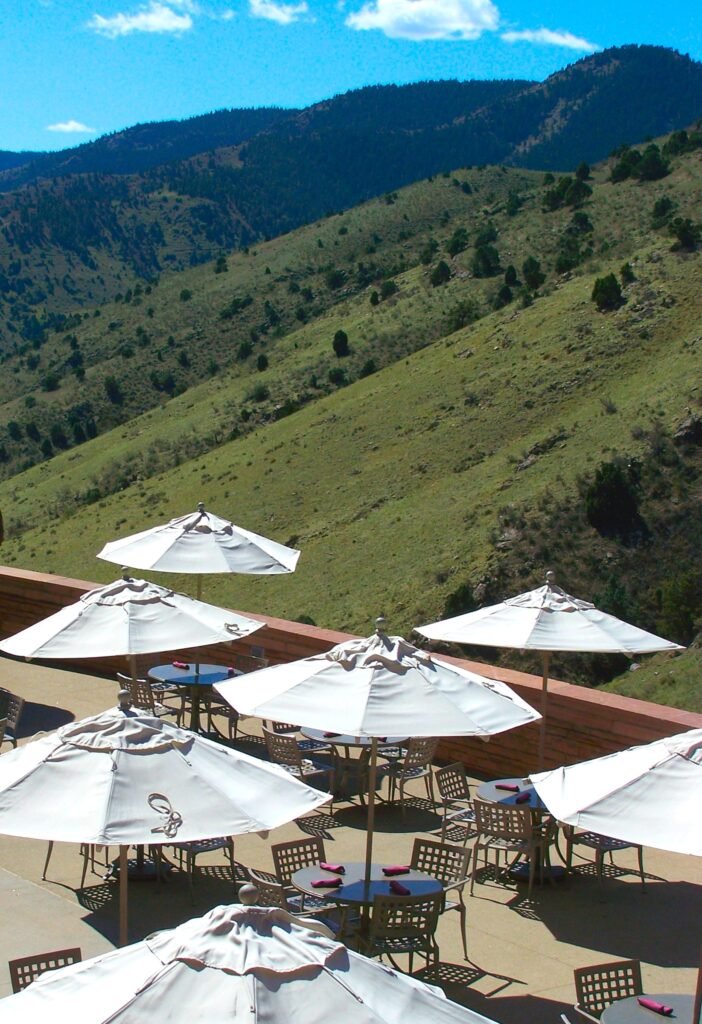 Outdoor Cafe At Red Rocks Park Outside of Denver, Colorado