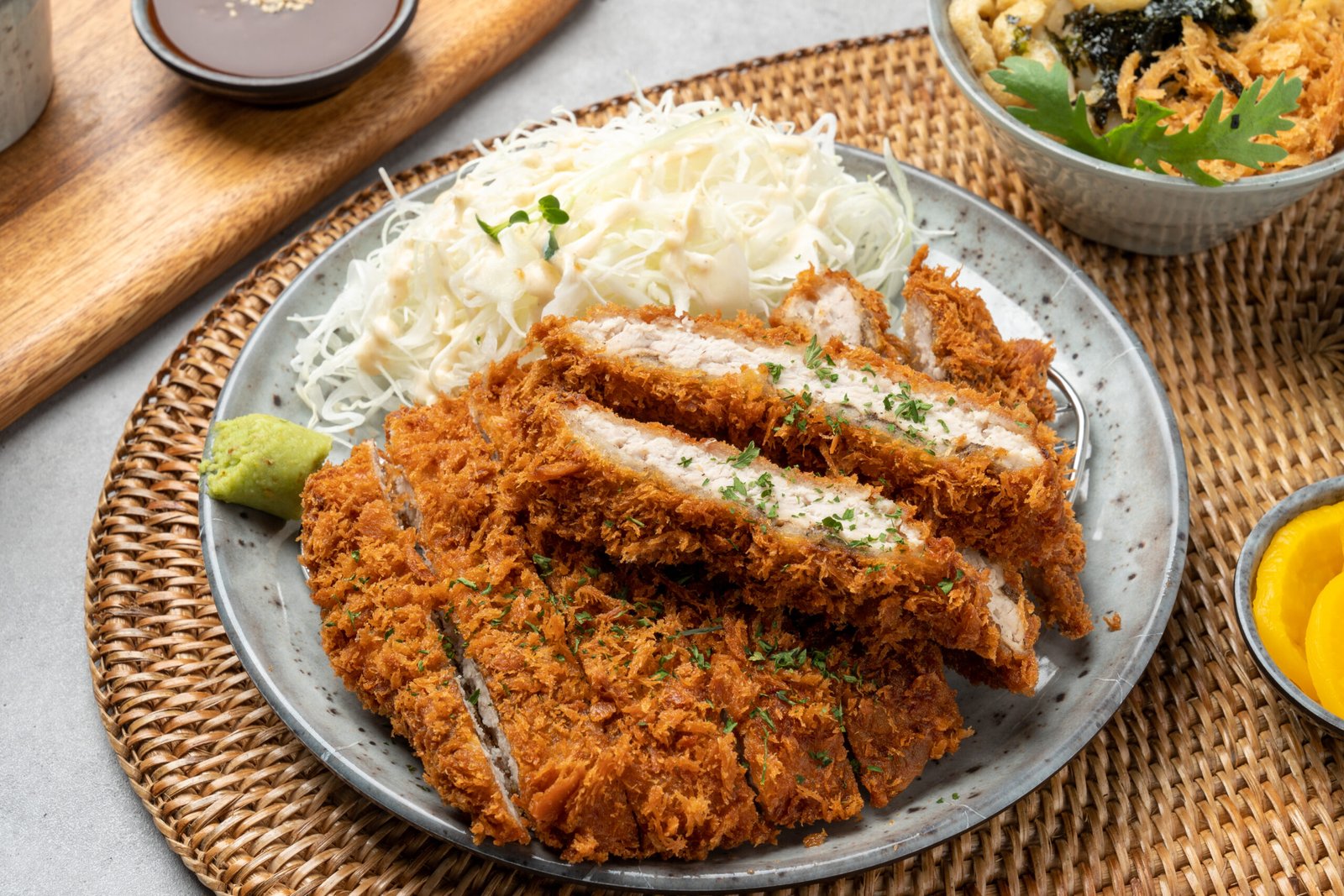 Pork cutlet, donkatsu, mini, udon, cheese cutlet, yumikatsu, tomahawk, katsu, curry, soba, set, Japanese, sauce,
