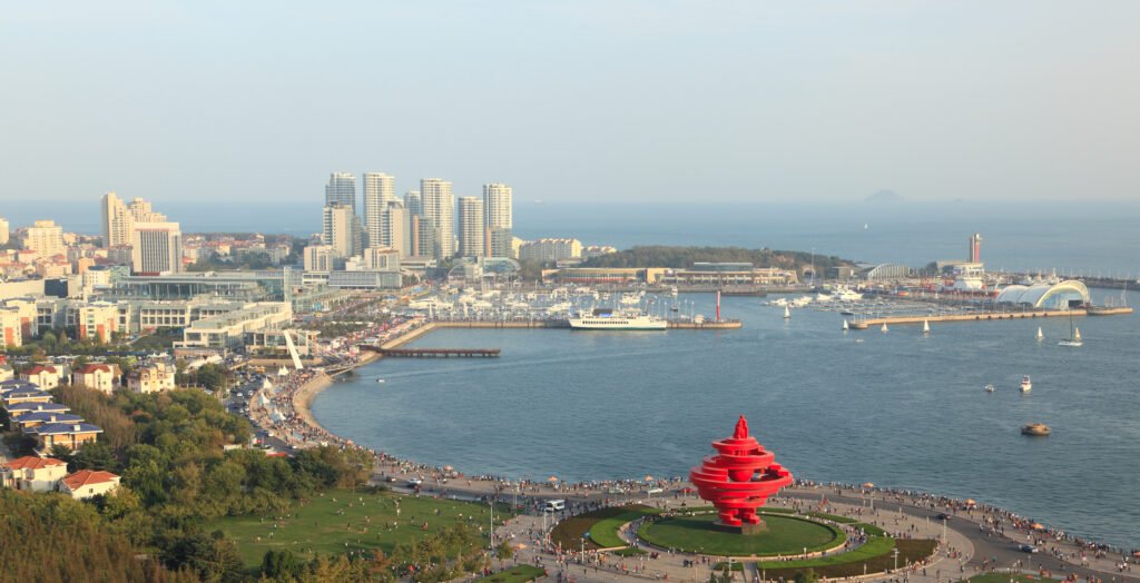 qingdao city skyview,china