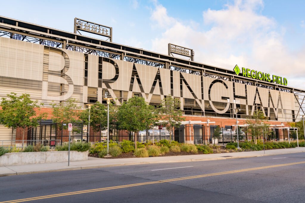 Regions Field In Downtown Birmingham. Birmingham