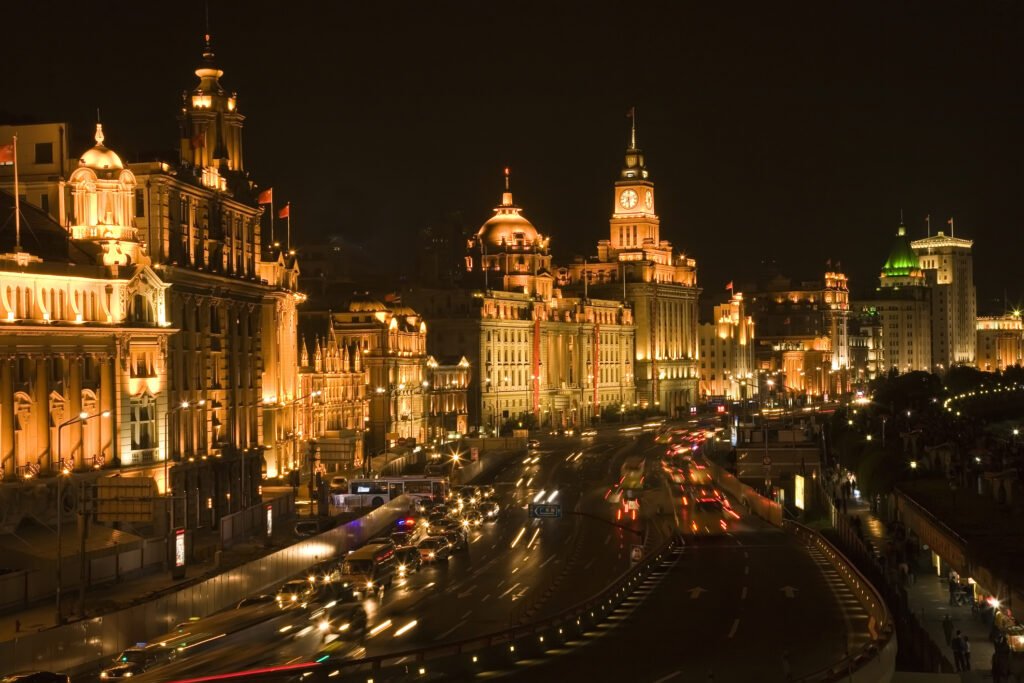 Shanghai The Bund At Night Shanghai The Bund At Night