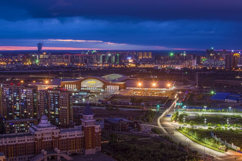The night of harbin, china