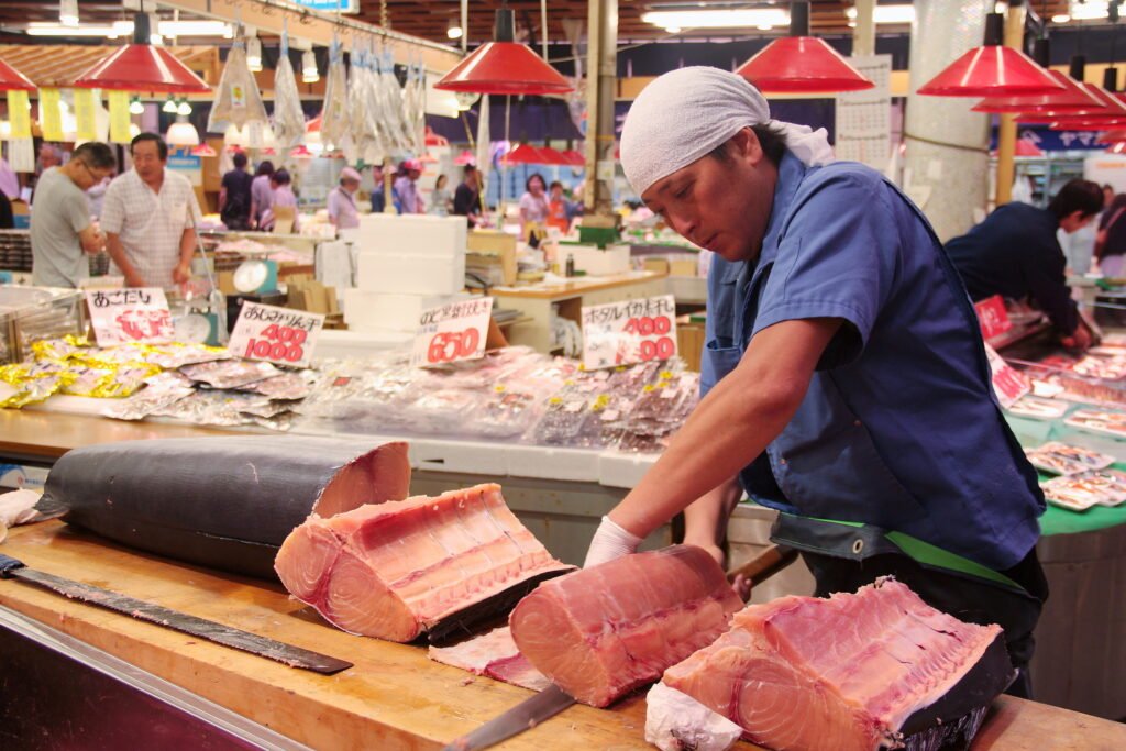 Japanese seafood preparation