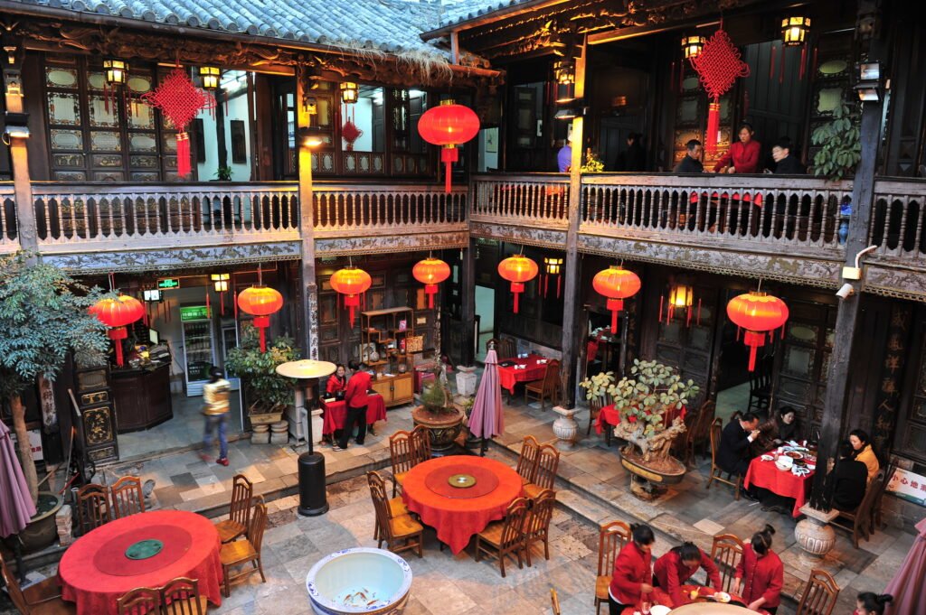 Traditional Chinese Restaurant In Kunming