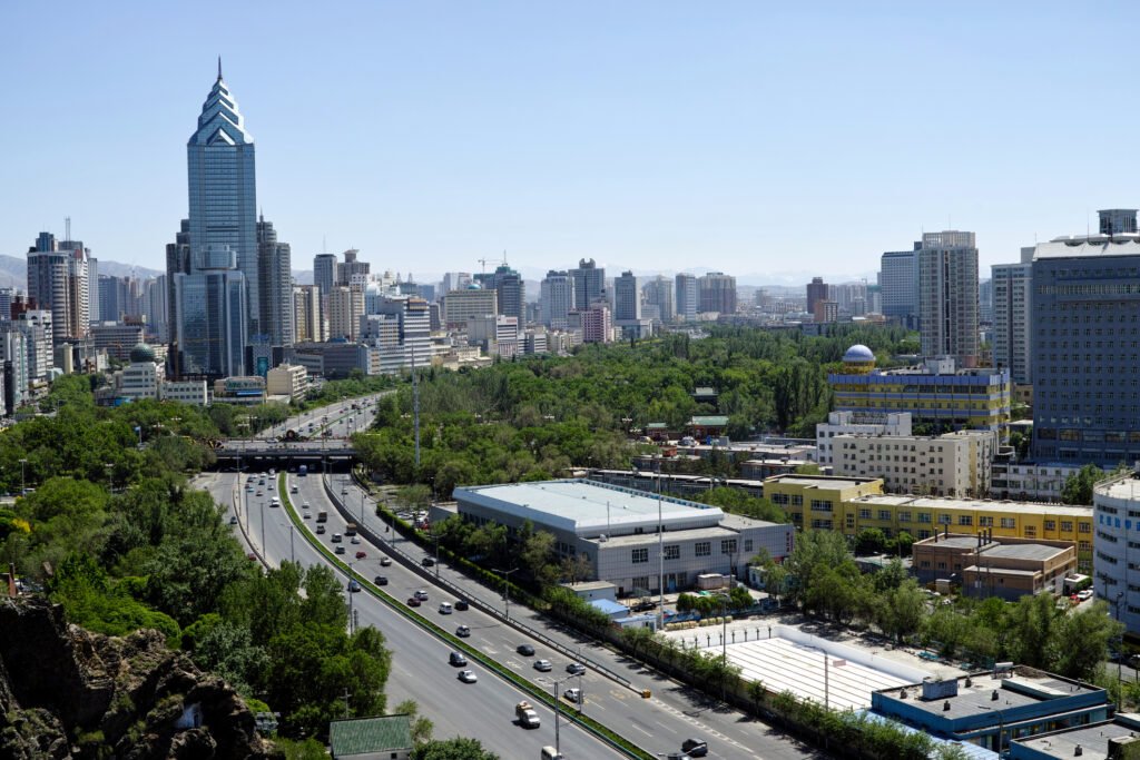 City view of Urumqi , china City view of Urumqi , china