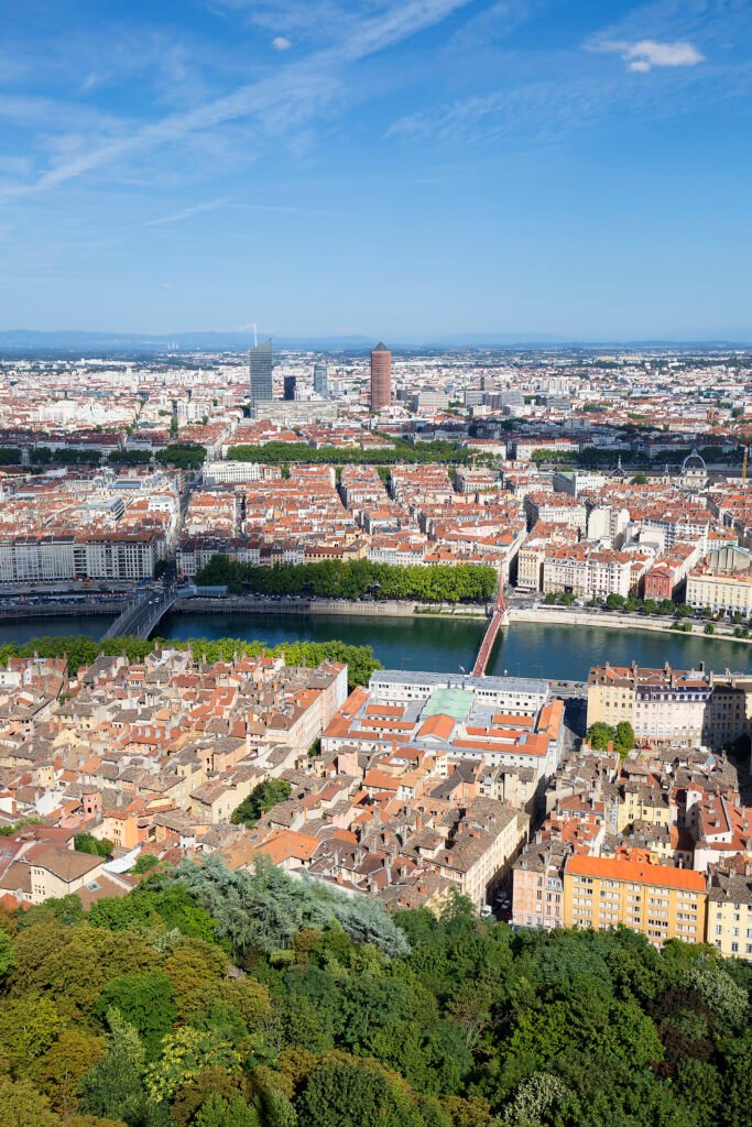 Vertical view of Lyon
