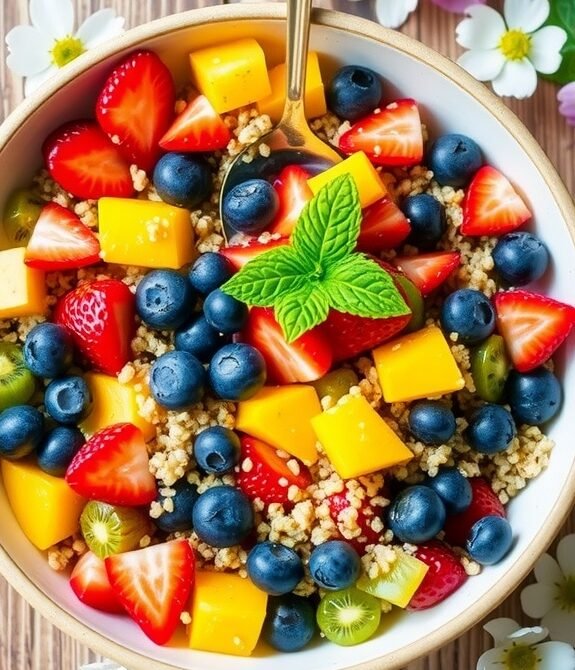 Quinoa Fruit Salad Bowl