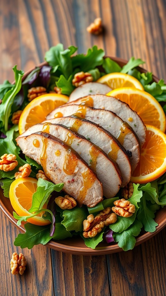 Smoked Duck Salad With Orange Vinaigrette