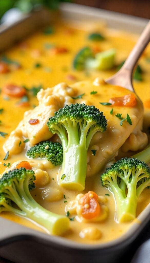 Delicious Creamy Chicken and Broccoli Casserole Delicious Creamy Chicken and Broccoli Casserole