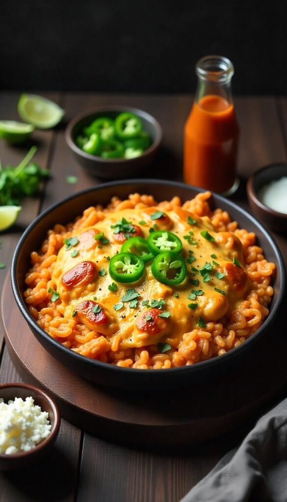 Mexican Chicken And Rice Casserole