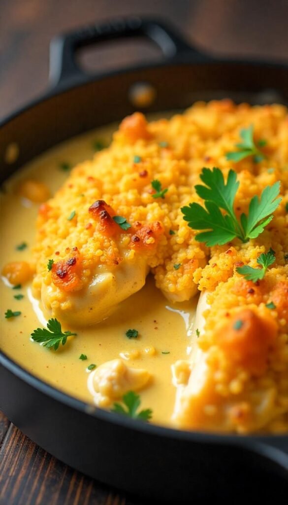 Savory Honey Mustard Chicken Casserole Savory Honey Mustard Chicken Casserole