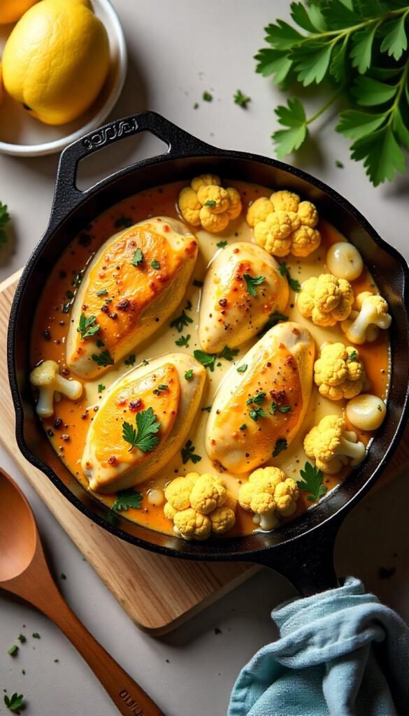 Chicken And Cauliflower Bake Chicken And Cauliflower Bake