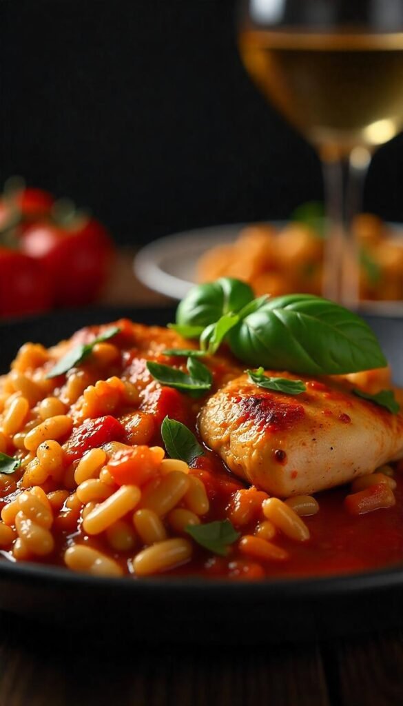 Savory Italian Chicken and Rice Casserole Savory Italian Chicken and Rice Casserole