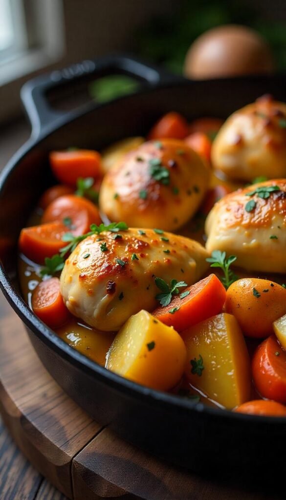 Rustic Chicken And Vegetable Bake Rustic Chicken And Vegetable Bake