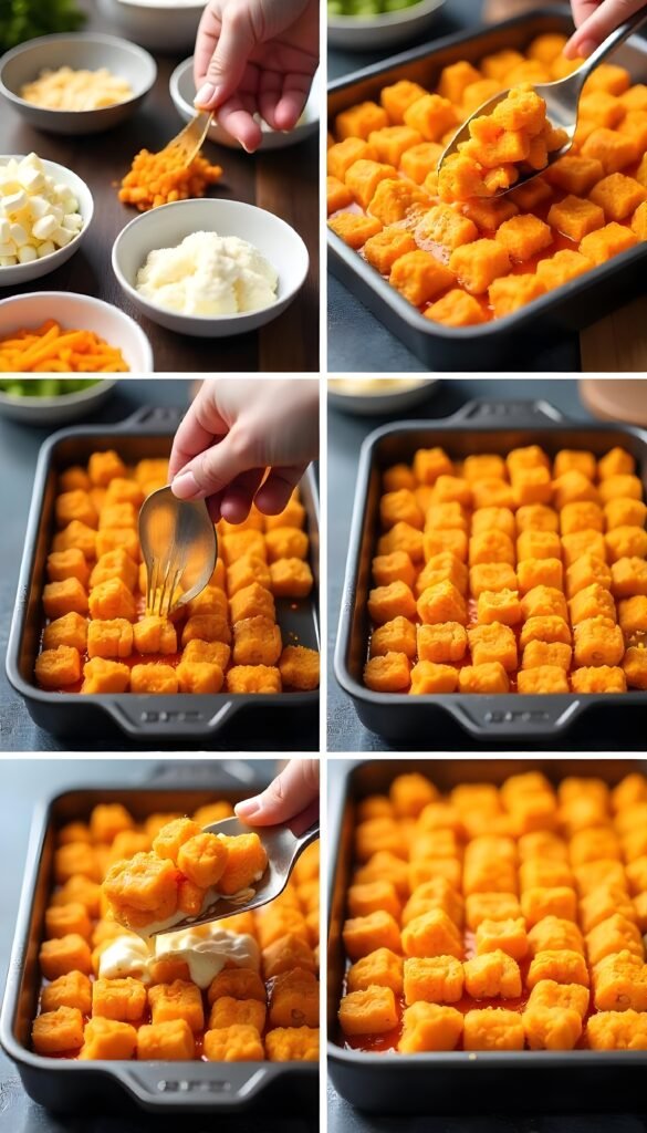 Buffalo Chicken Tater Tot Casserole Buffalo Chicken Tater Tot Casserole