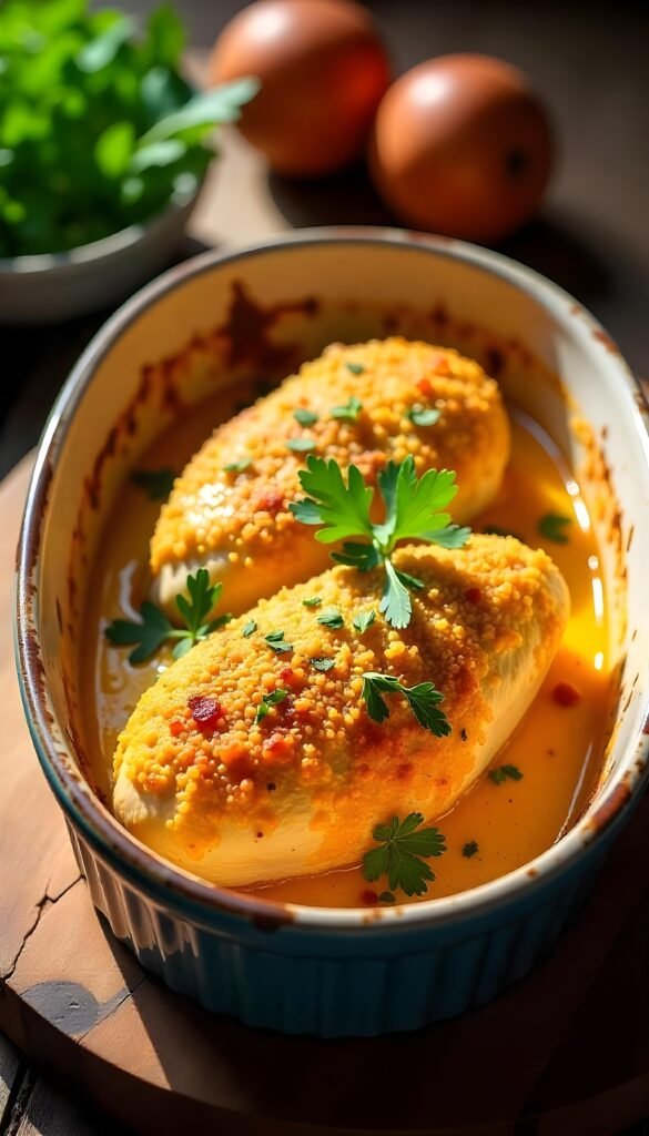 Simple No Peek Chicken Bake