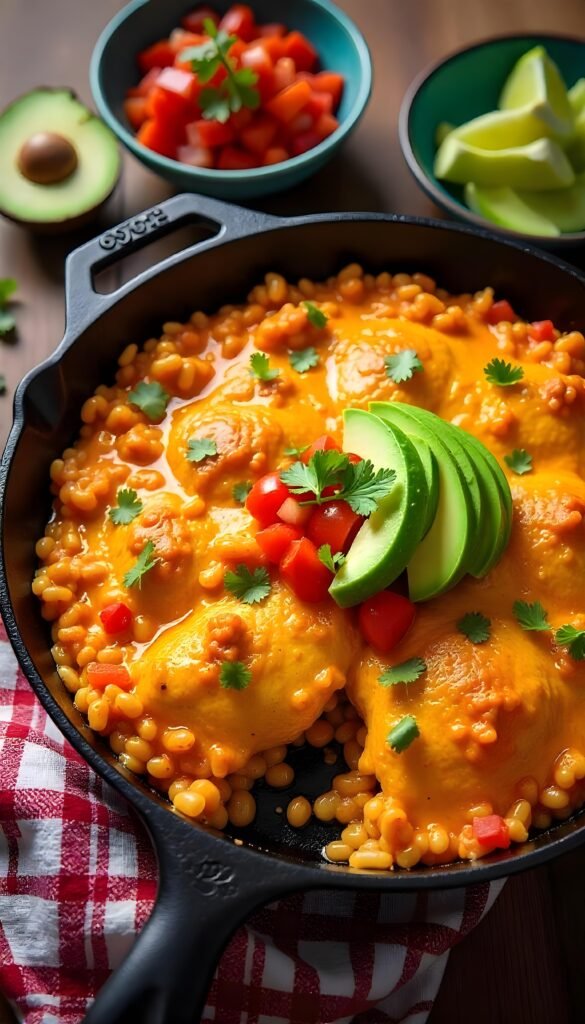 Spicy Tex-Mex Chicken and Rice Casserole