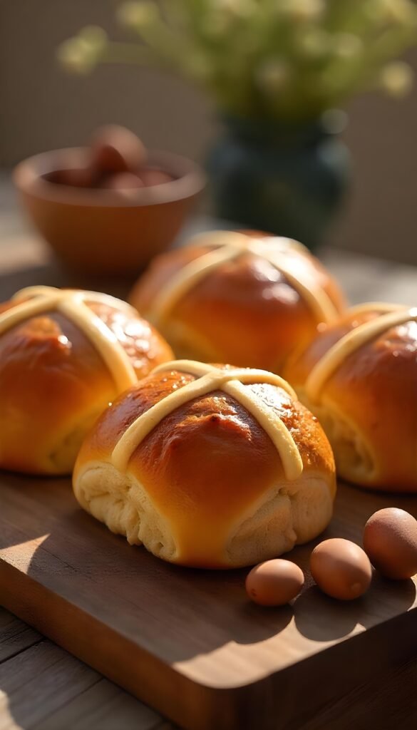 Traditional Spiced Hot Cross Buns