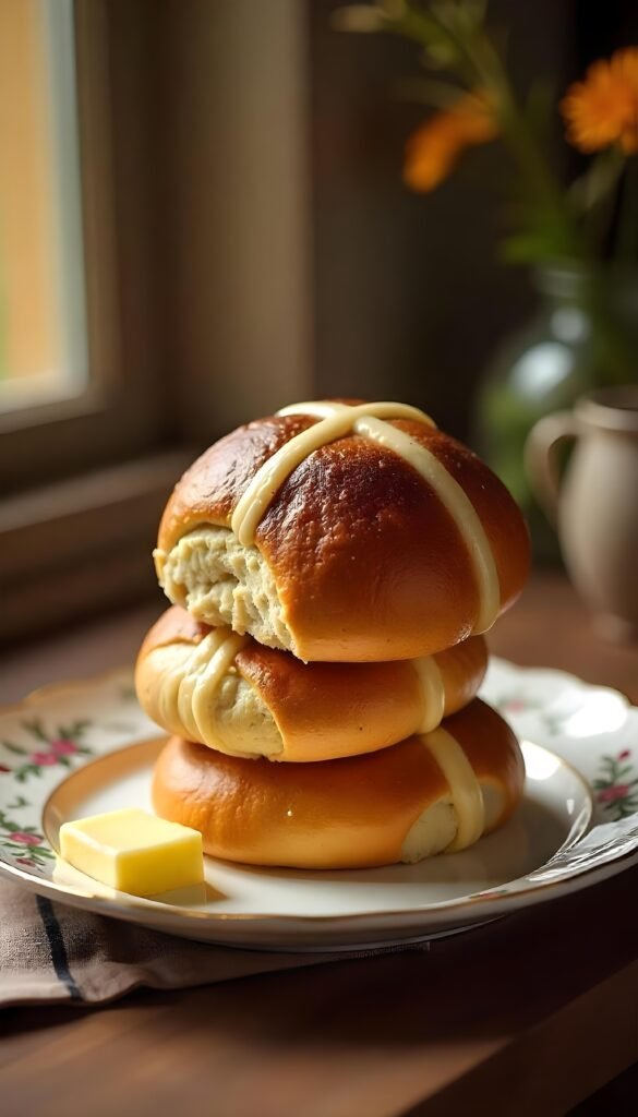 Traditional Spiced Hot Cross Buns