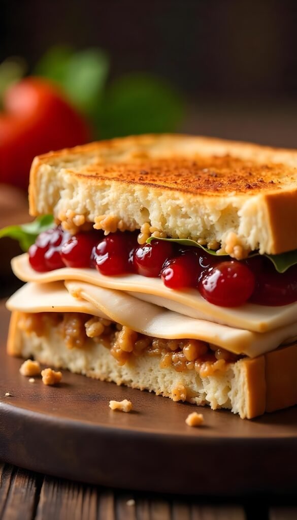 Savory Thanksgiving Turkey Sandwich