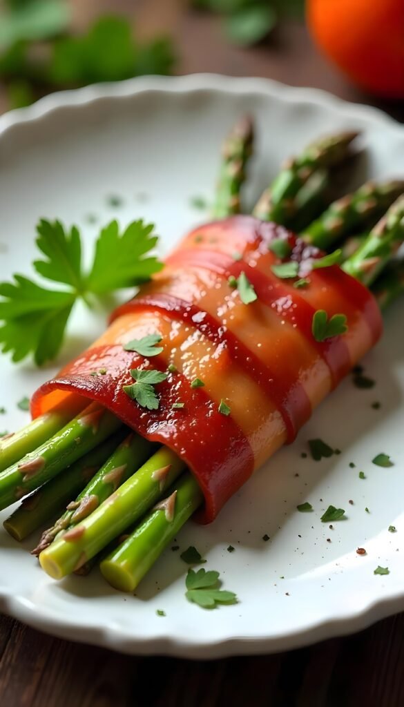 BBQ Bacon-Wrapped Asparagus