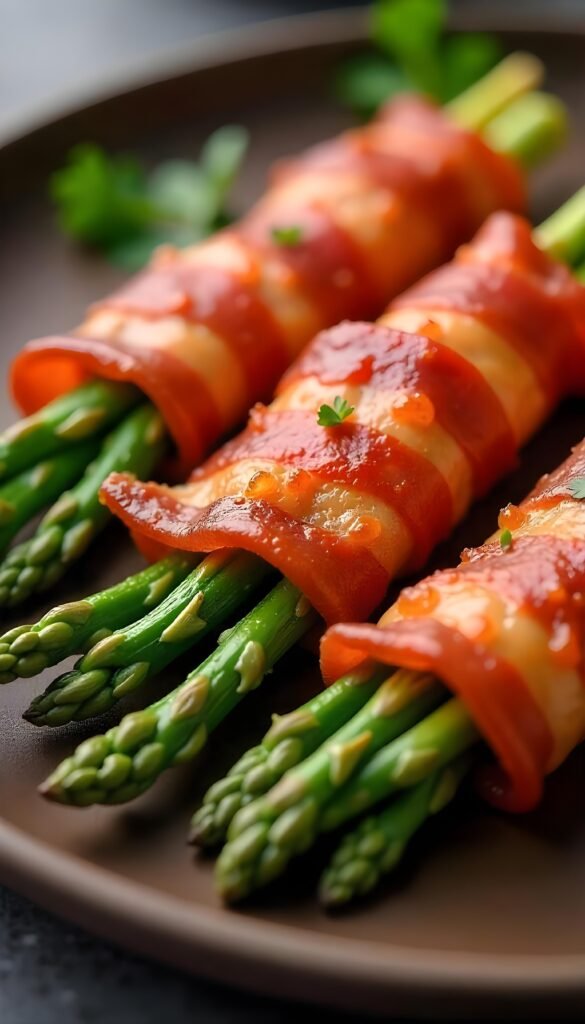 BBQ Bacon-Wrapped Asparagus