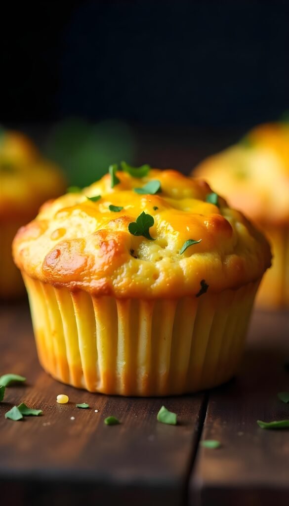 Savory Cheese and Herb Breakfast Muffins
