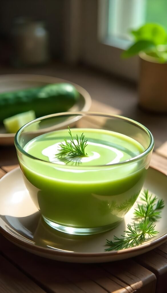 Refreshing Chilled Cucumber Soup