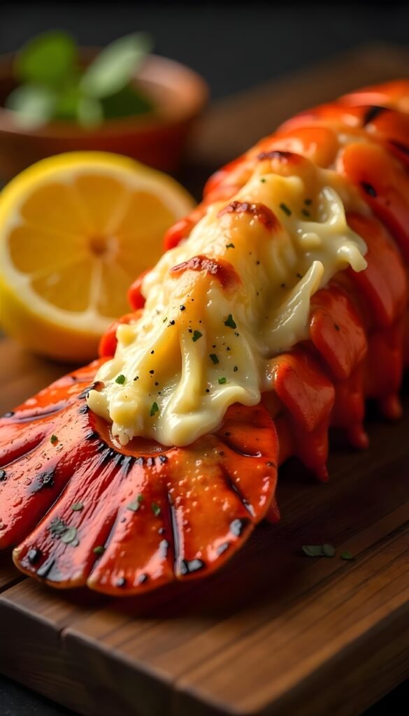 Elegant Lobster Tail with Lemon Butter