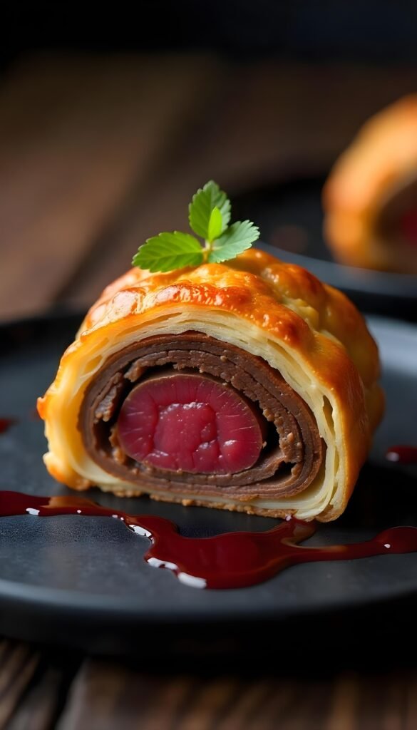 Savory Beef Wellington with Mushroom Duxelles