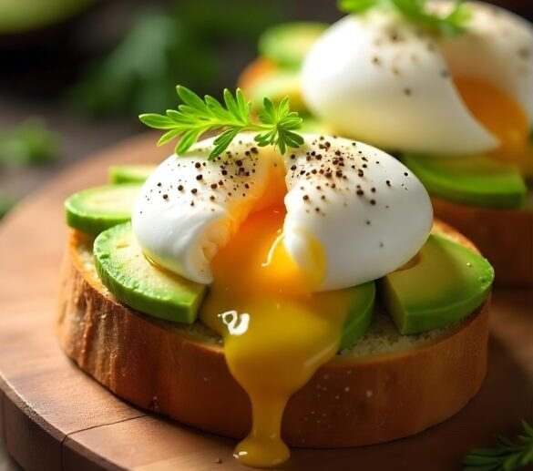 Avocado Toast with Poached Eggs