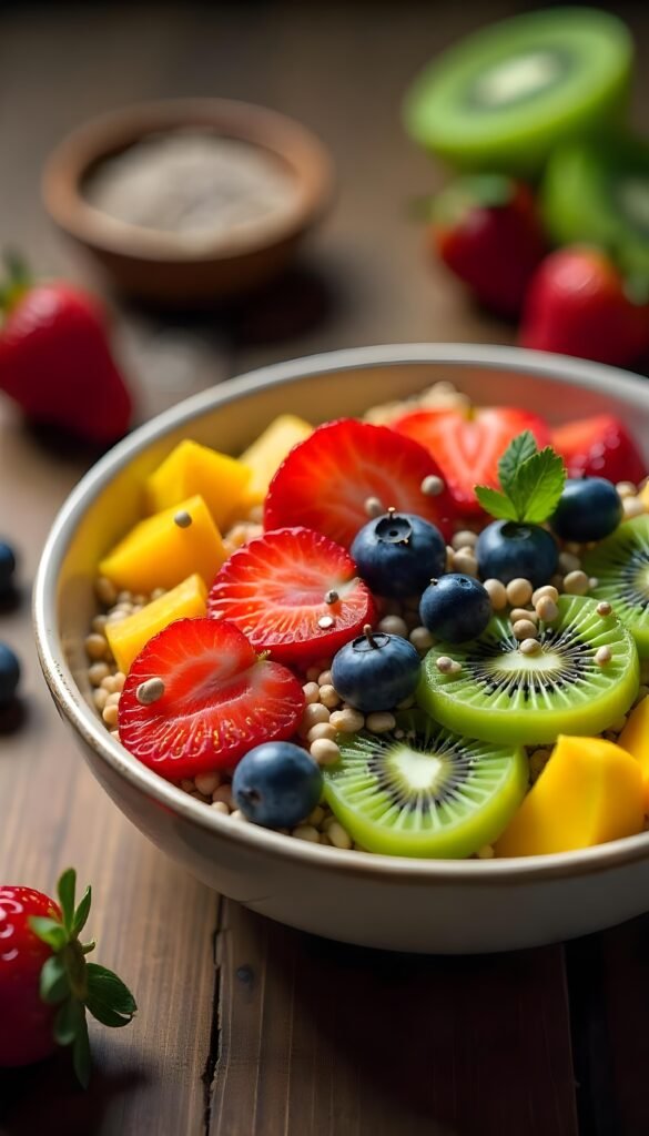  Quinoa Fruit Salad Bowl