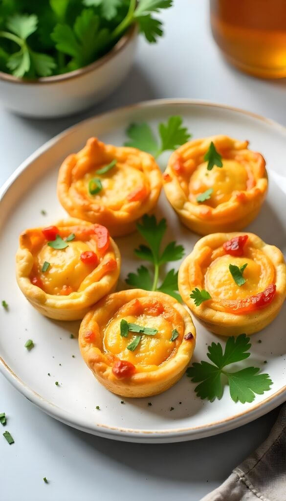 Spicy Jalapeño and Cheese Mini Quiches Spicy Jalapeño and Cheese Mini Quiches