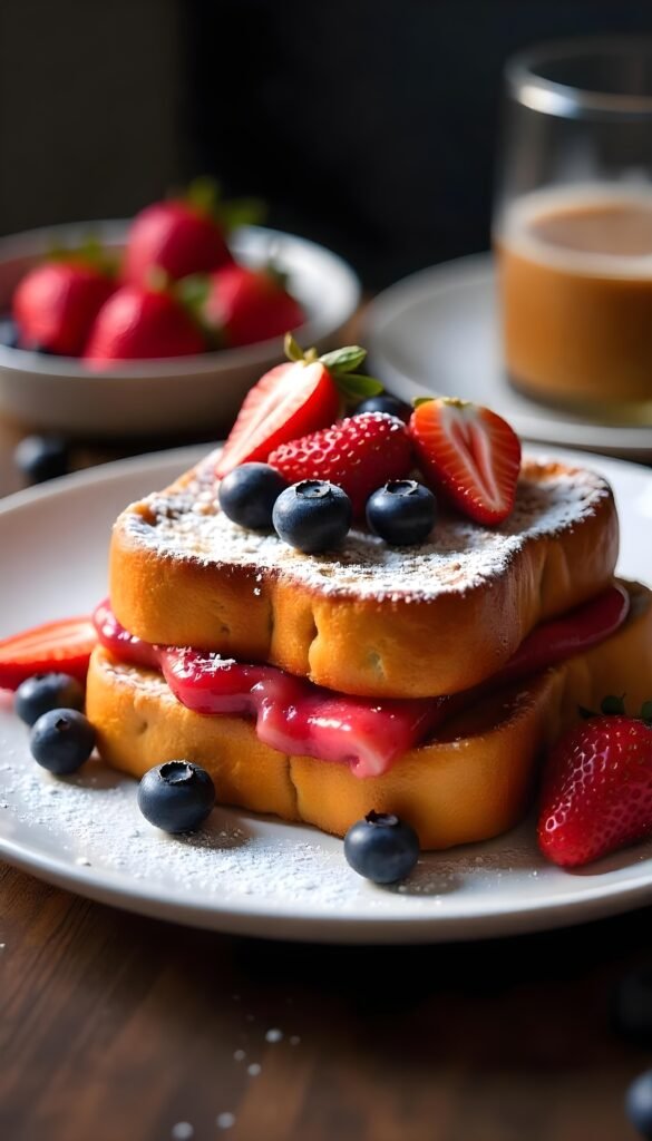 Fruit-Filled Tres Leches French Toast
