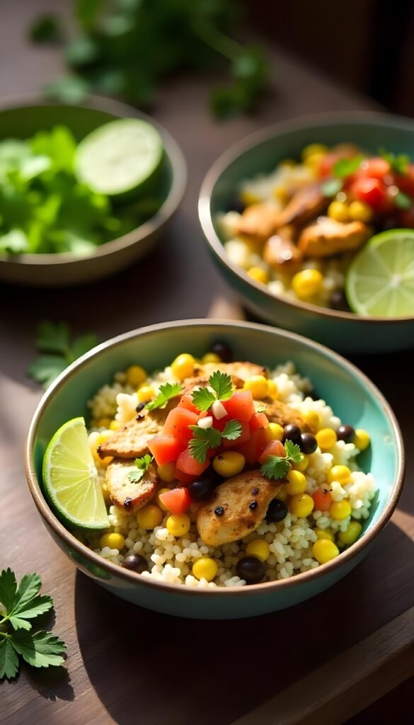 Cilantro Lime Rice Bowls