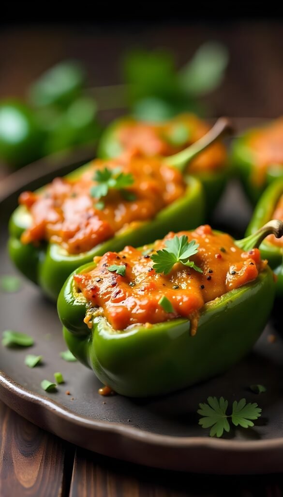 Stuffed Poblano Peppers