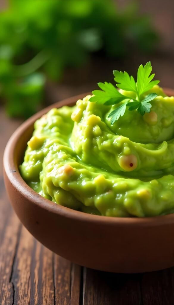 Zesty Guacamole with Fresh Cilantro