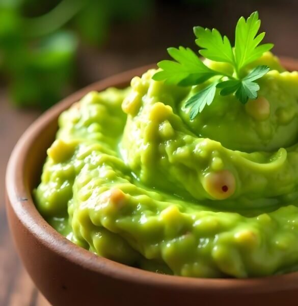 Zesty Guacamole with Fresh Cilantro