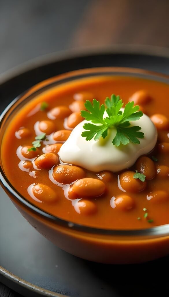 Delicious Refried Beans with Queso Fresco