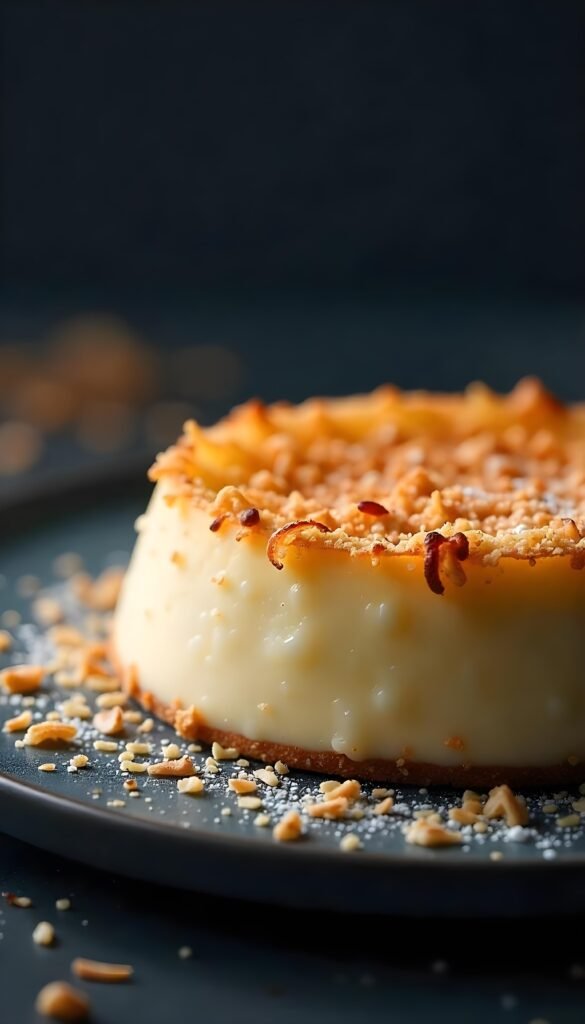 Creamy Coconut Flan with Toasted Coconut
