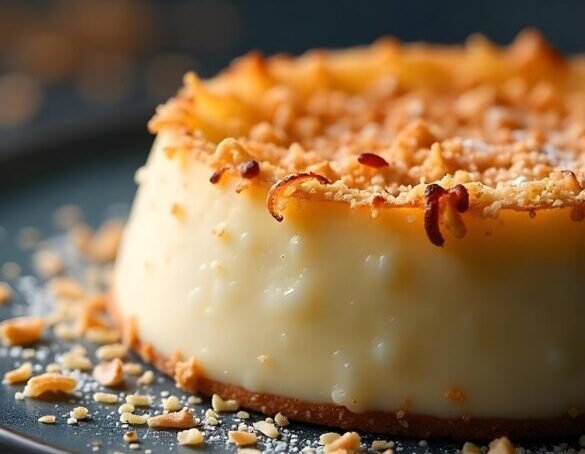 Creamy Coconut Flan with Toasted Coconut